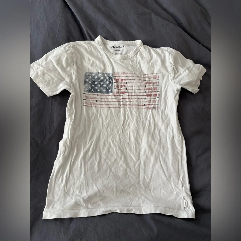 J. Crew Crewcuts Oars flag graphic tee